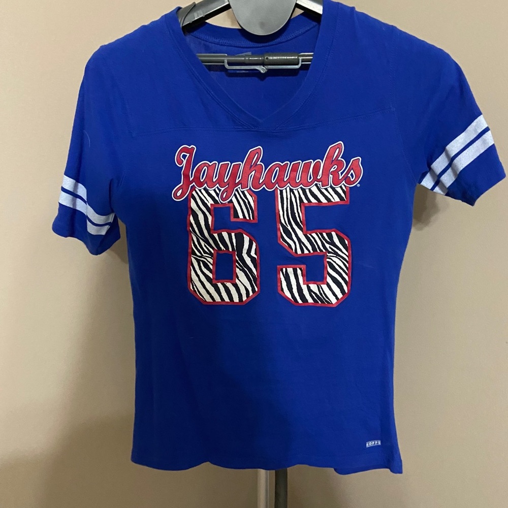 Women’s size large University of Kansas T-shirt